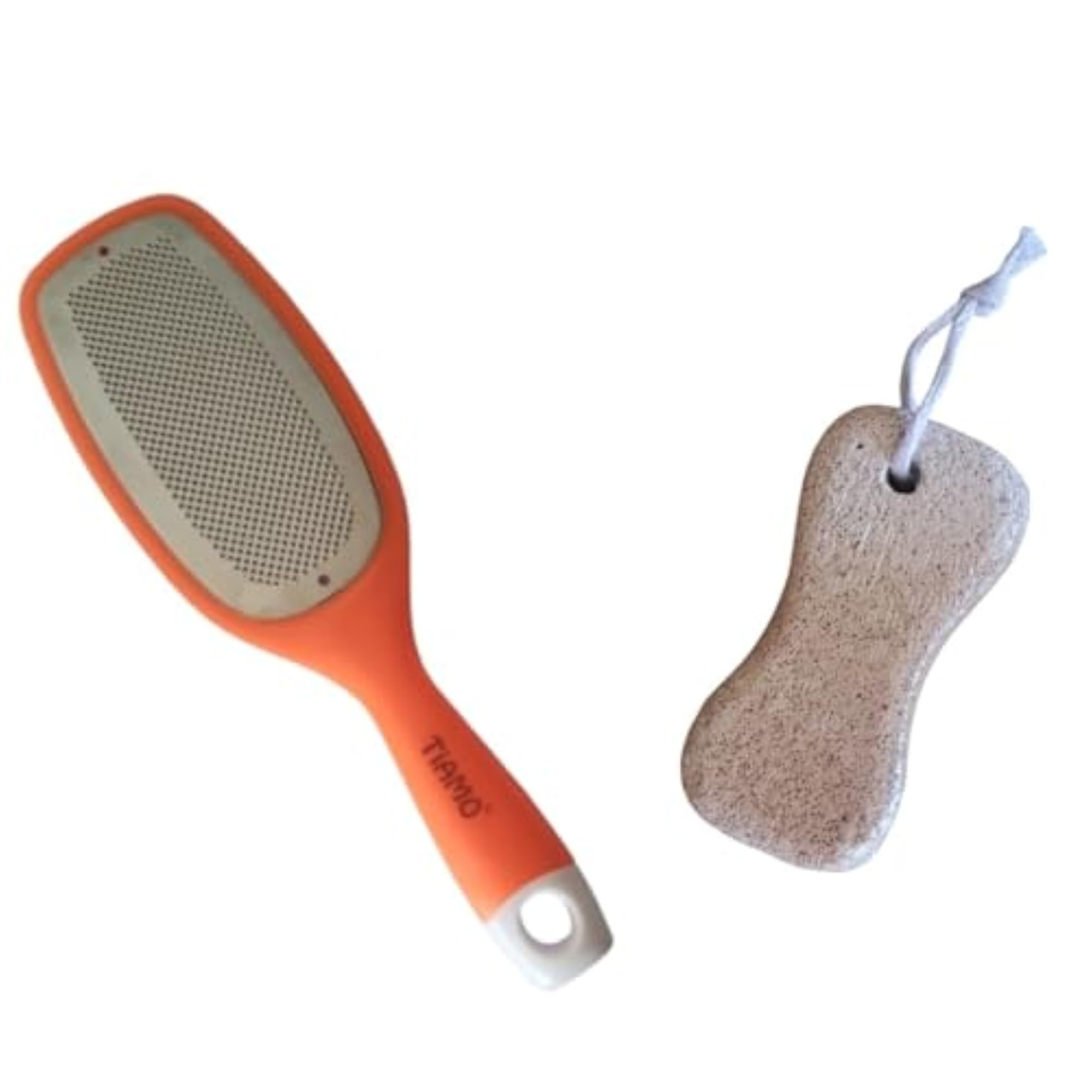 Plastic and Stainless Steel Foot Scrubber with Pumice Stone